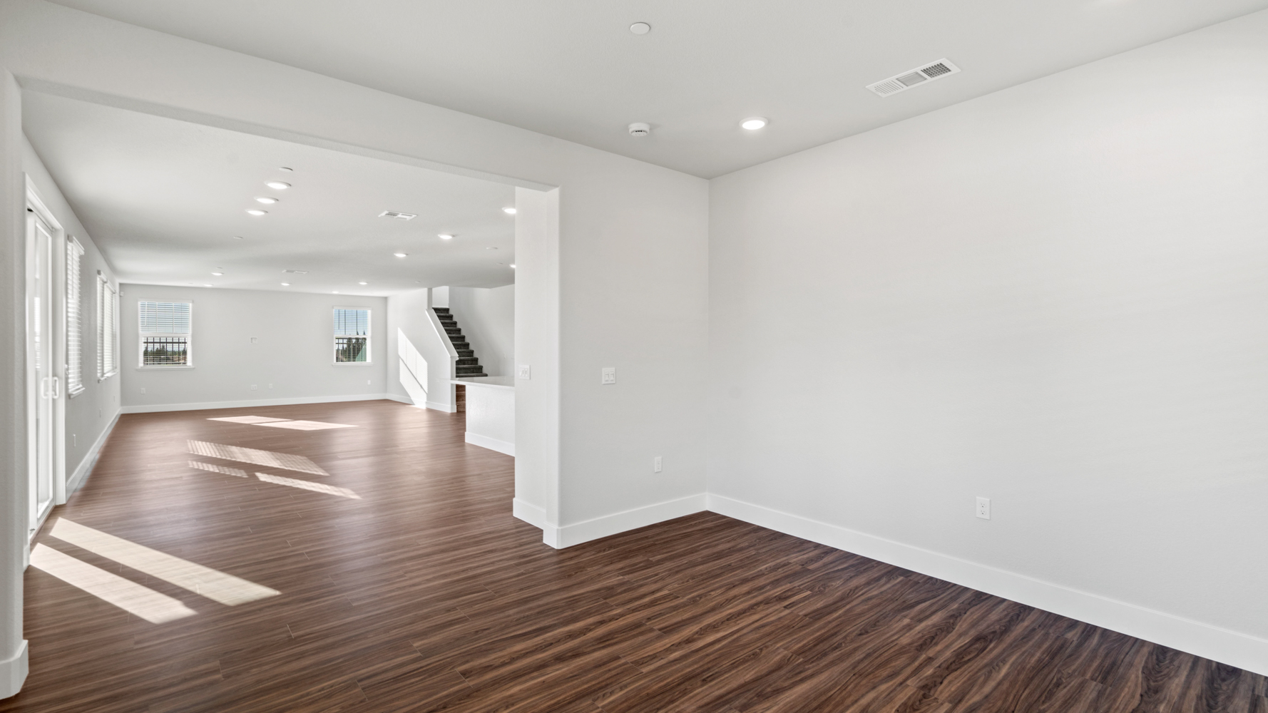 A large empty room.