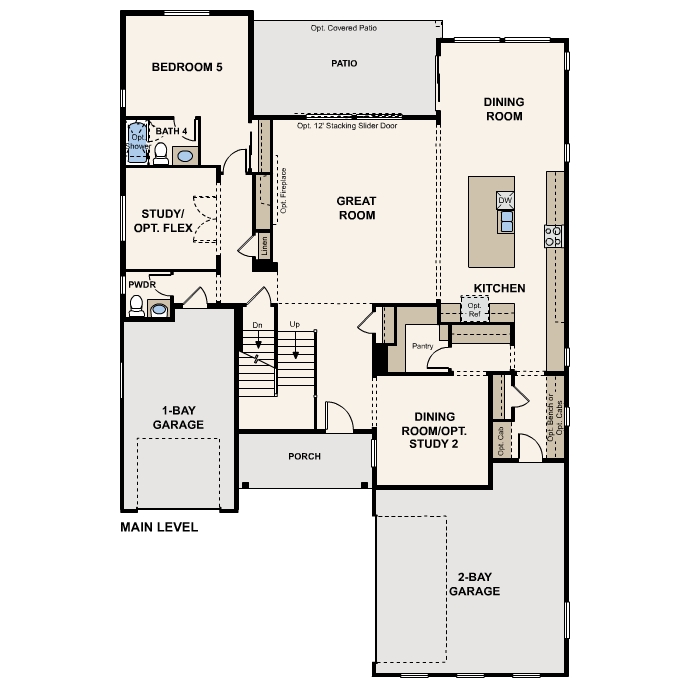 Diagram, engineering drawing. Harvard Floorplan, Main Level
