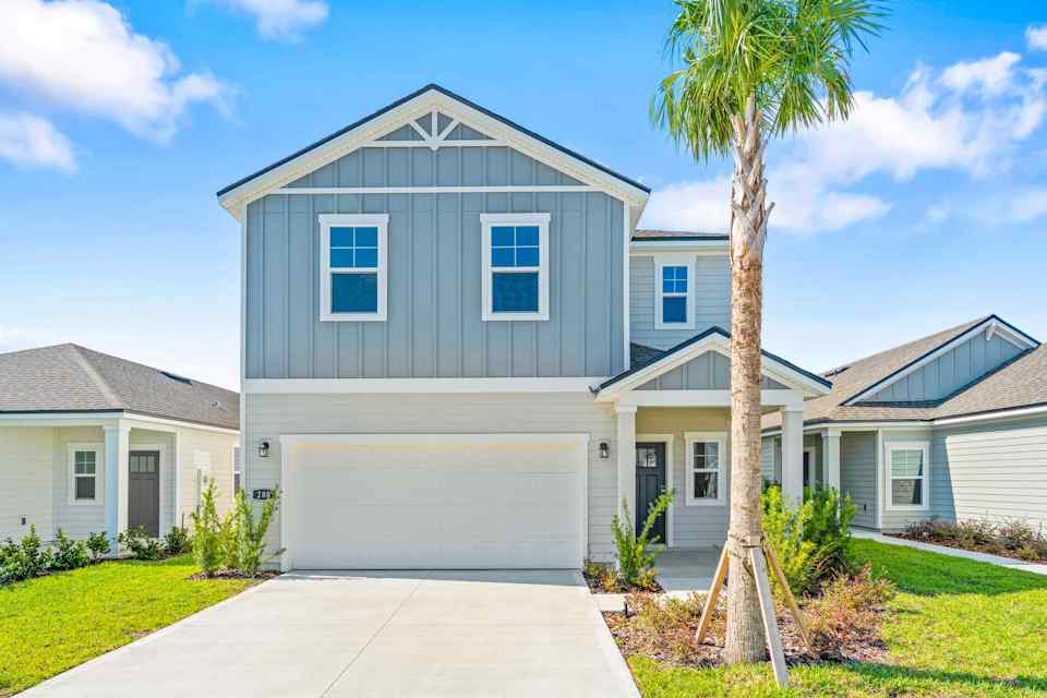 Lot 20 Ponderosa II Front Exterior at Camden Woods in Kingsland, GA