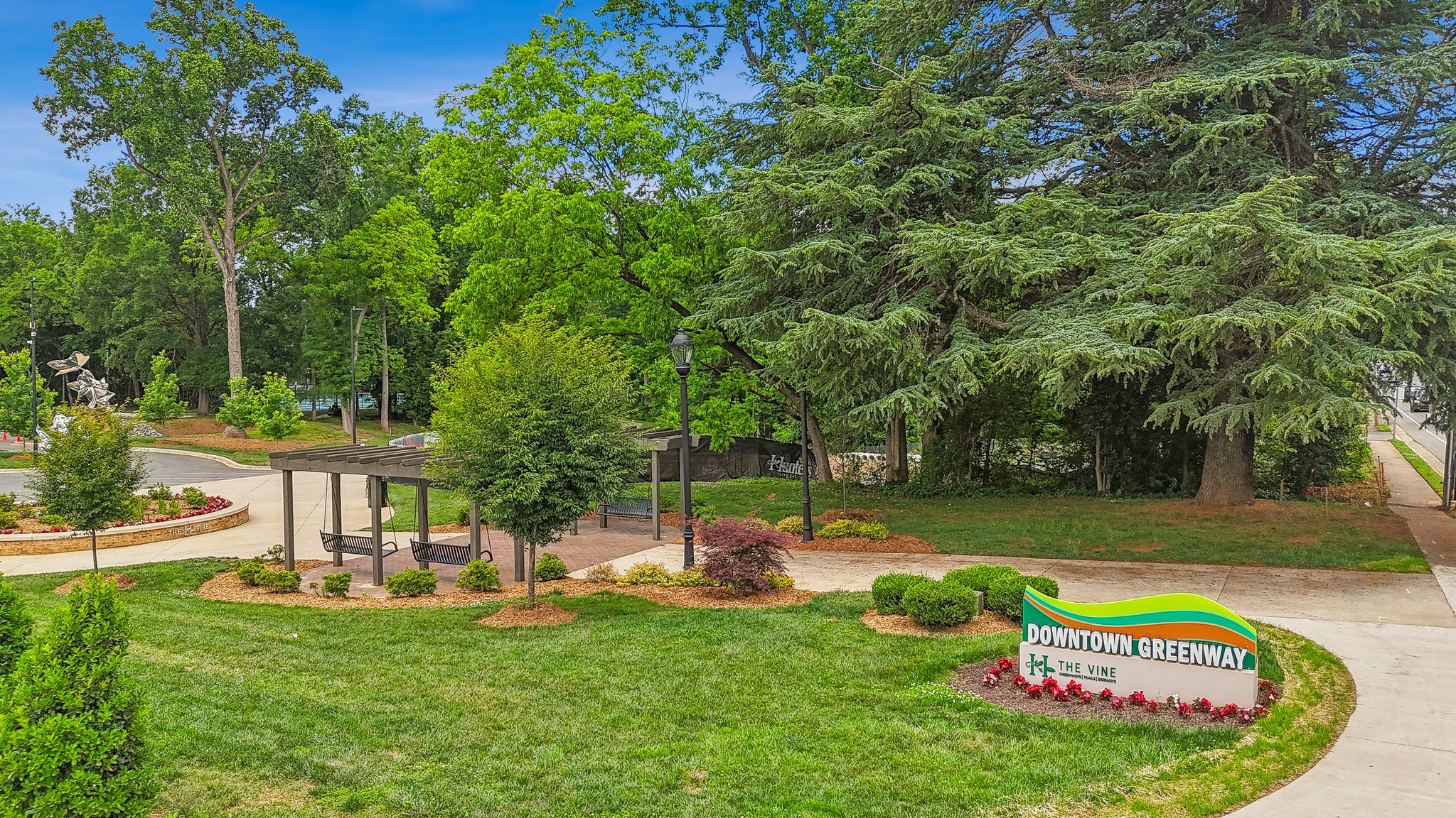 Downtown Greenway in Huntersville, NC
