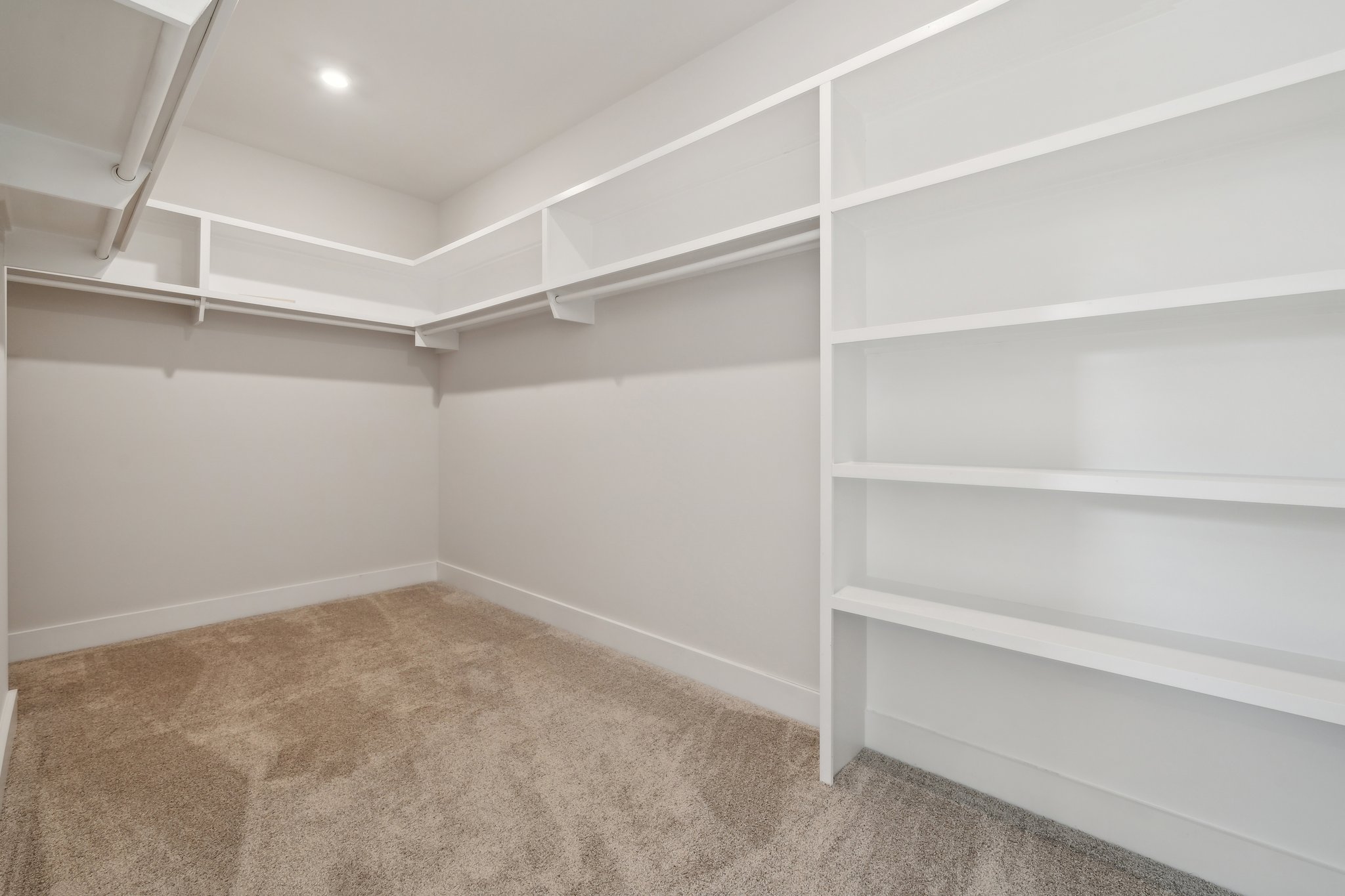 A white room with white walls.