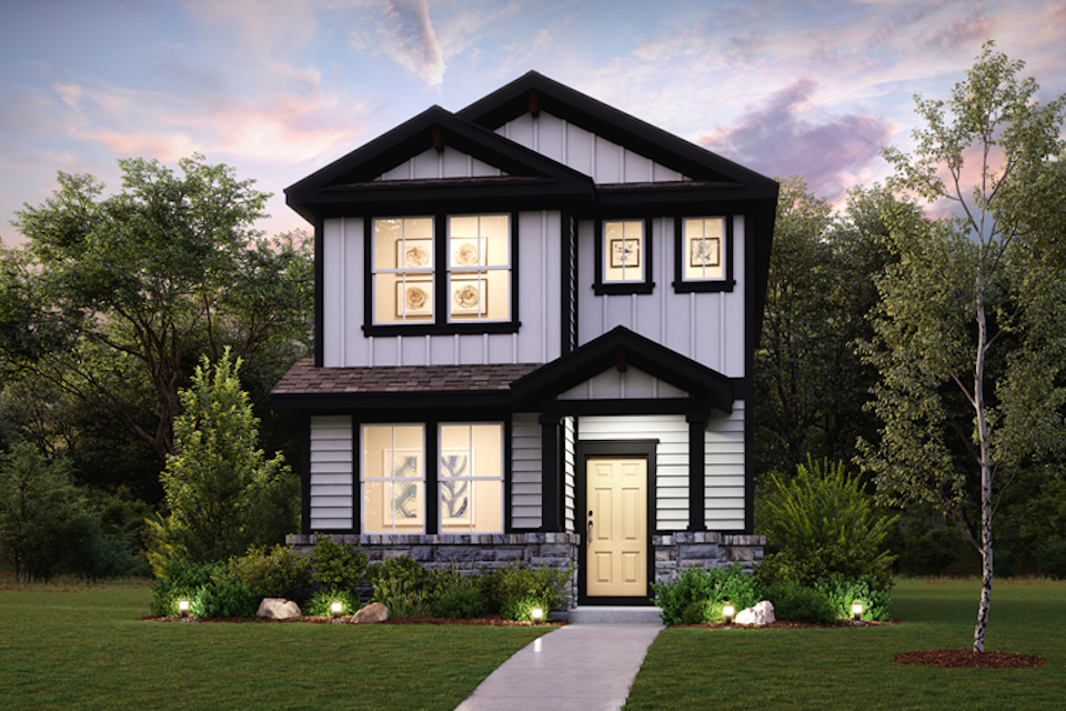 A house with a large front yard with Martin Luther King Jr. National Historic Site in the background.
