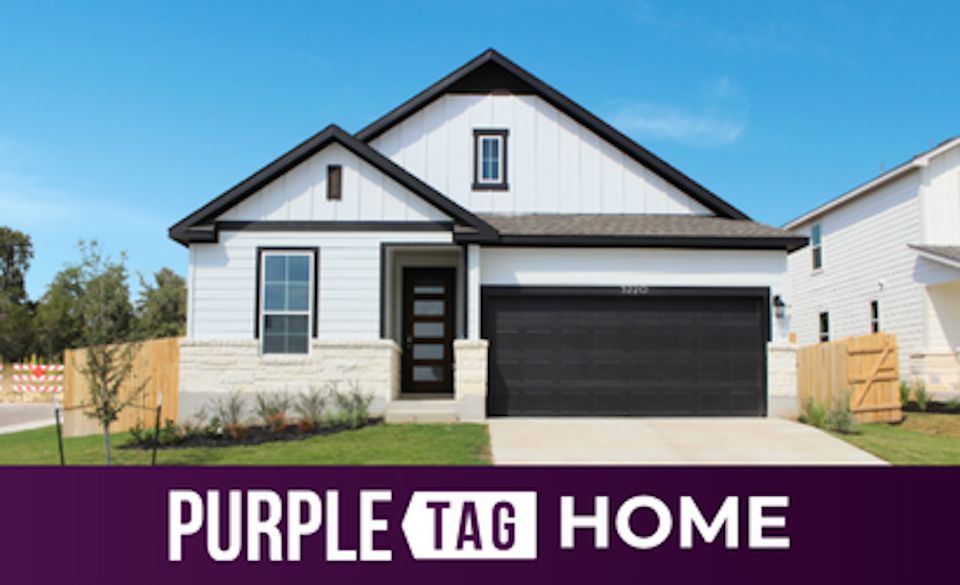 A house with a garage.