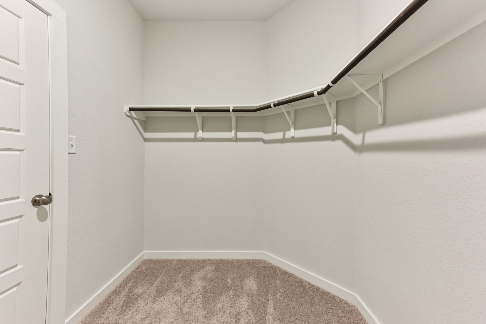 A staircase in a room.