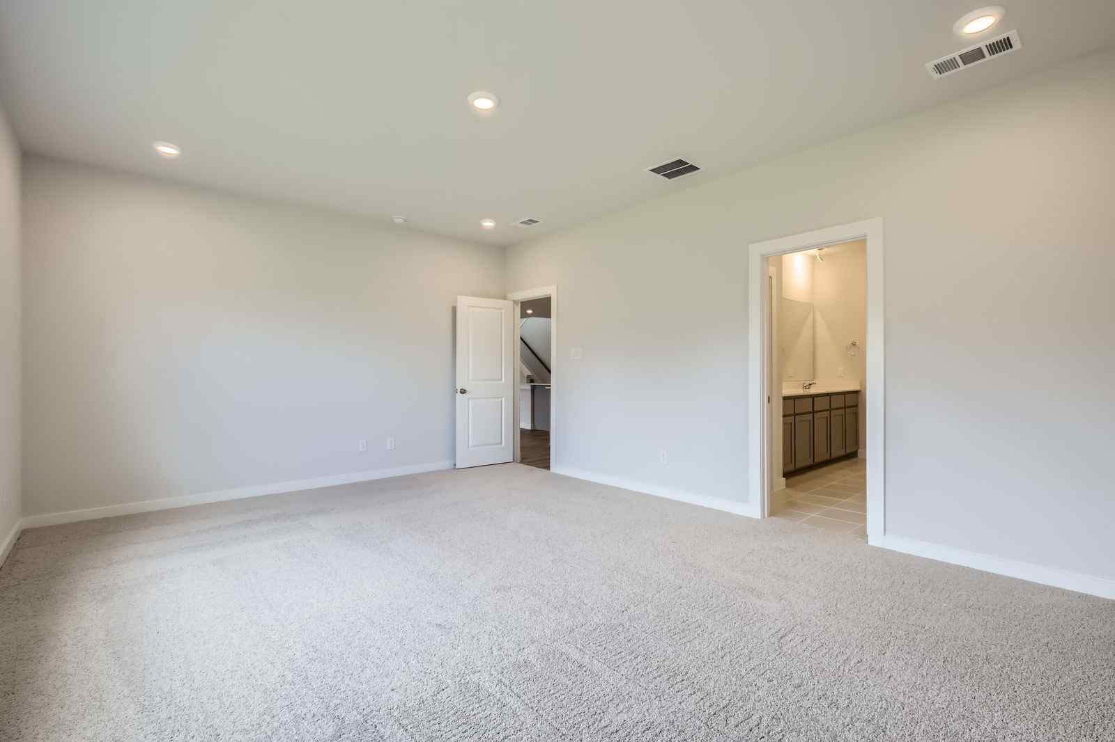 A room with white walls.