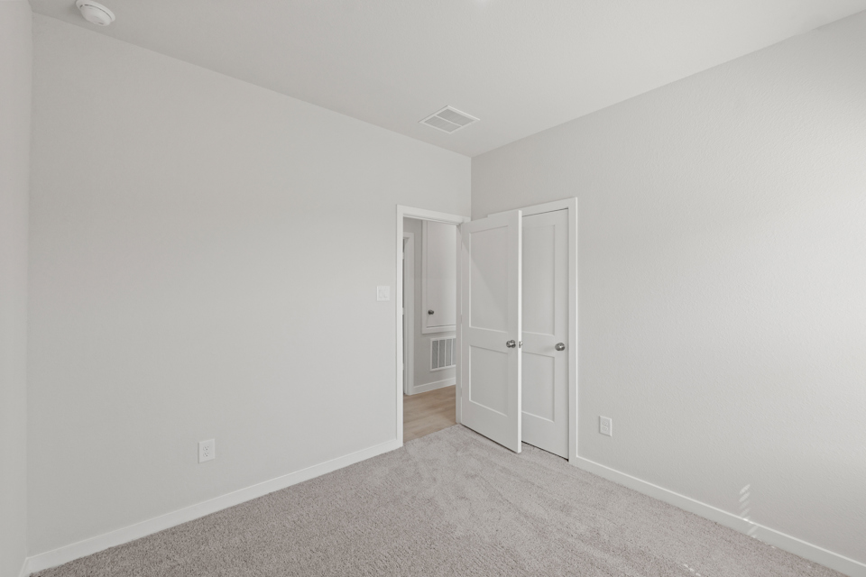 A room with white walls.