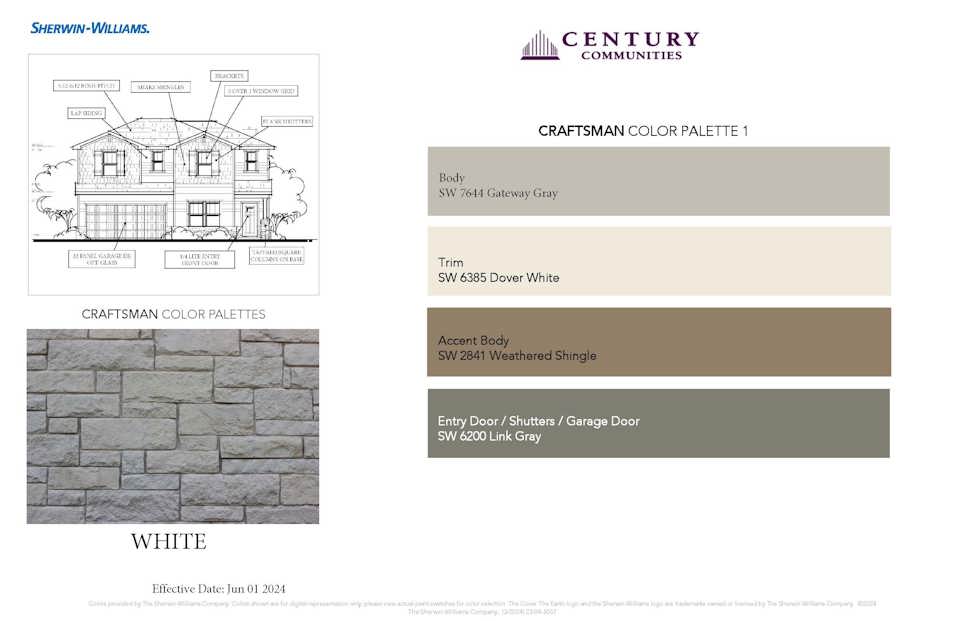 Craftsman Color Palatte - 1