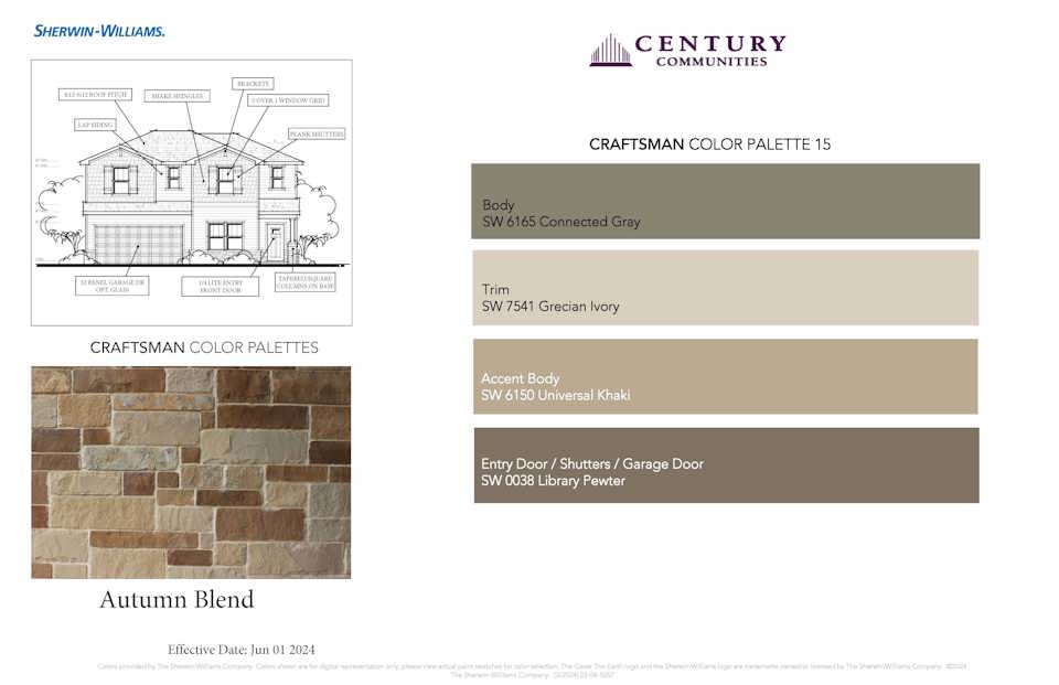 Craftsman Color Palette - 15