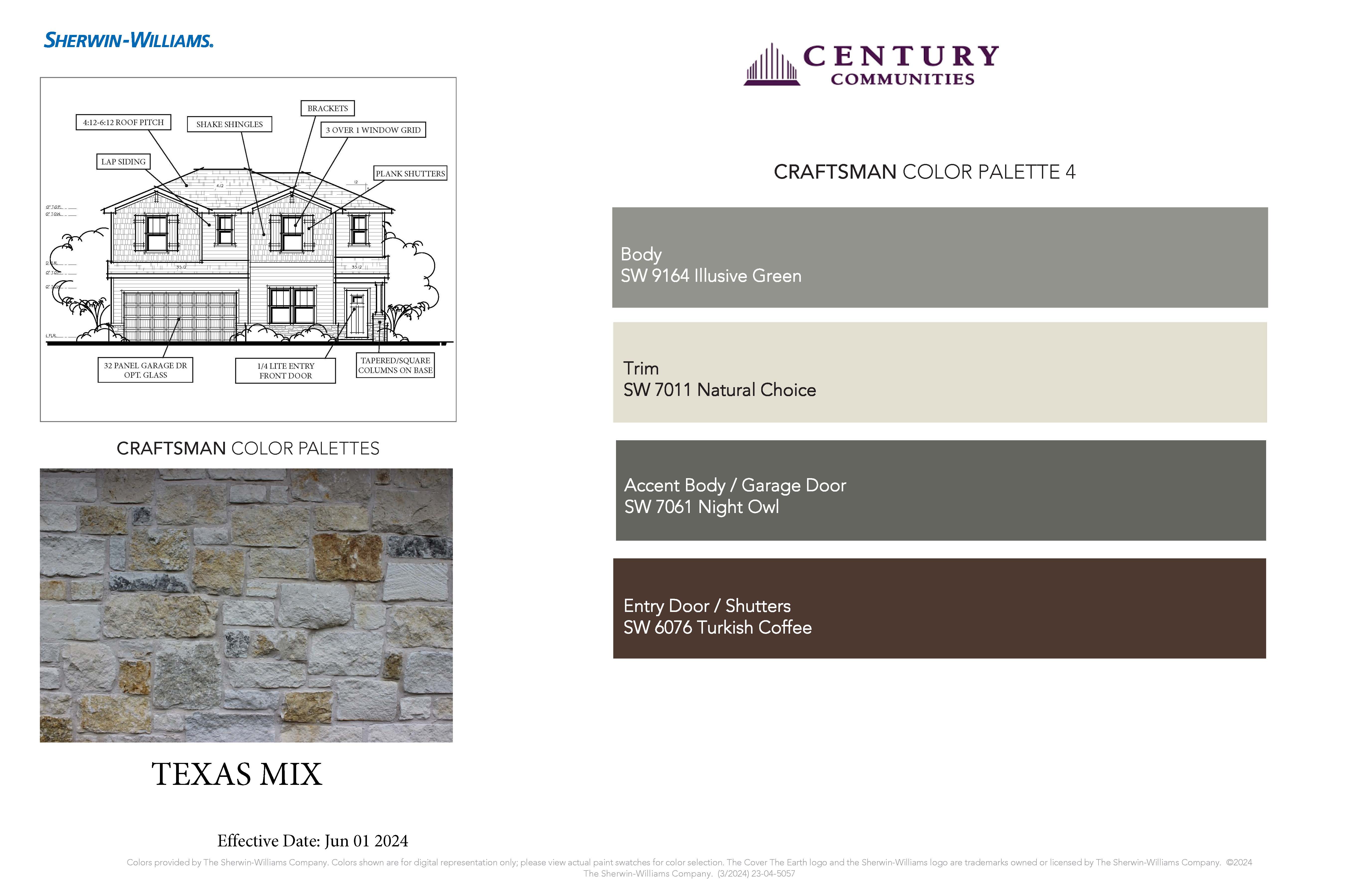 Craftsman Color Palette - 4