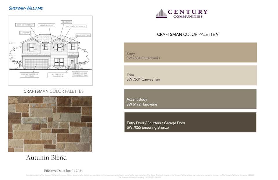Craftsman Color Palette - 9
