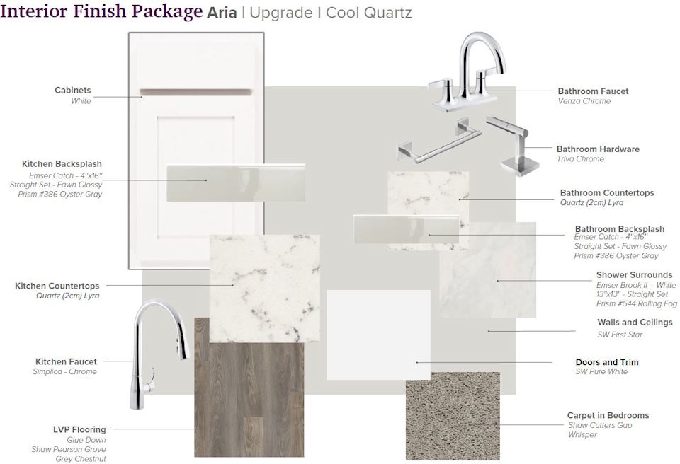 SA Interior Packages Aria Upgrade - Cool - White Cab - Quartz Lyra