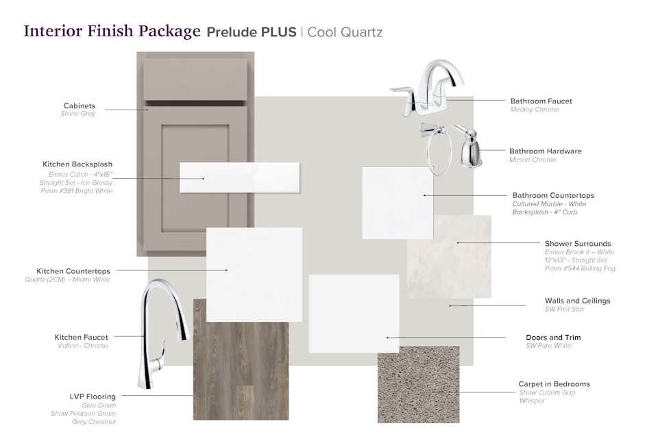 SA Interior Packages Prelude PLUS - Cool - Gray Cab - Quartz Miami White