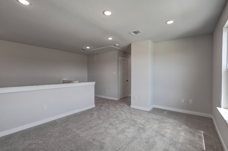 A room with white walls.