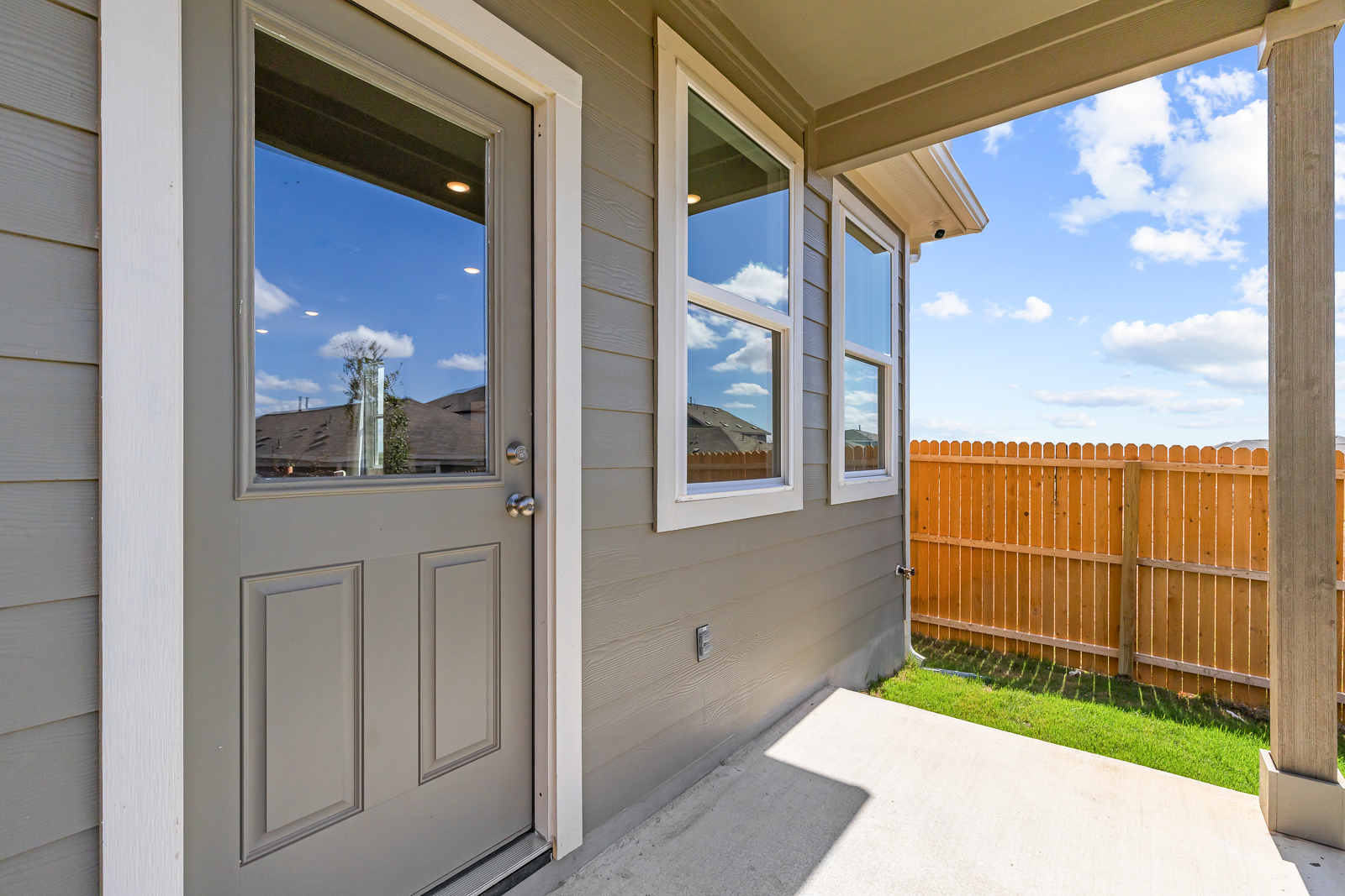 A house with windows.