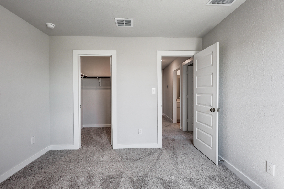 A room with white walls.