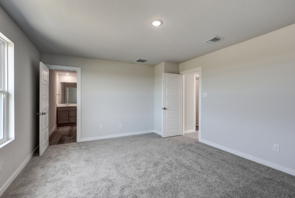 A room with white walls.