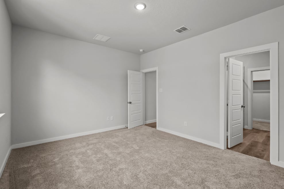 A room with white walls.