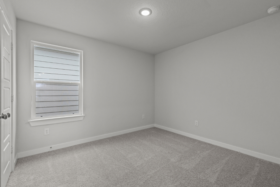 A room with white walls.